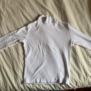 Brandy Melville Daniela White Turtleneck Top